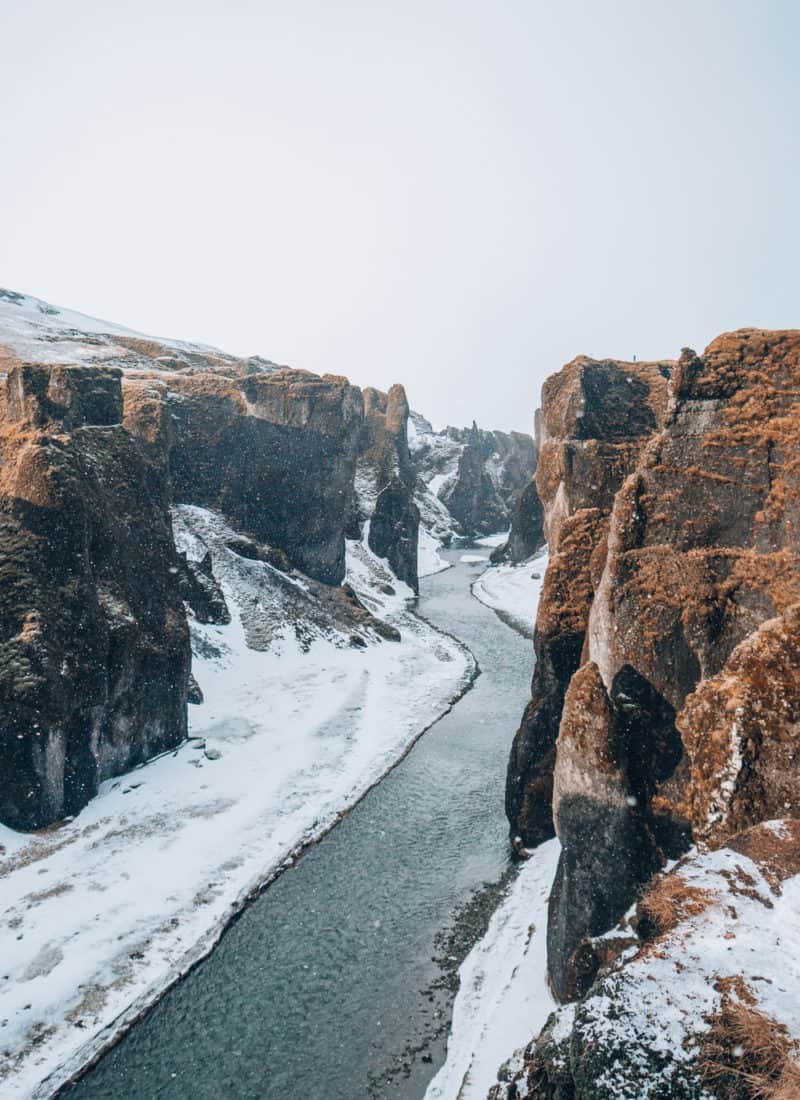 Iceland Bucket List: Hiking and views along Fjaðrárgljúfur Canyon, Iceland