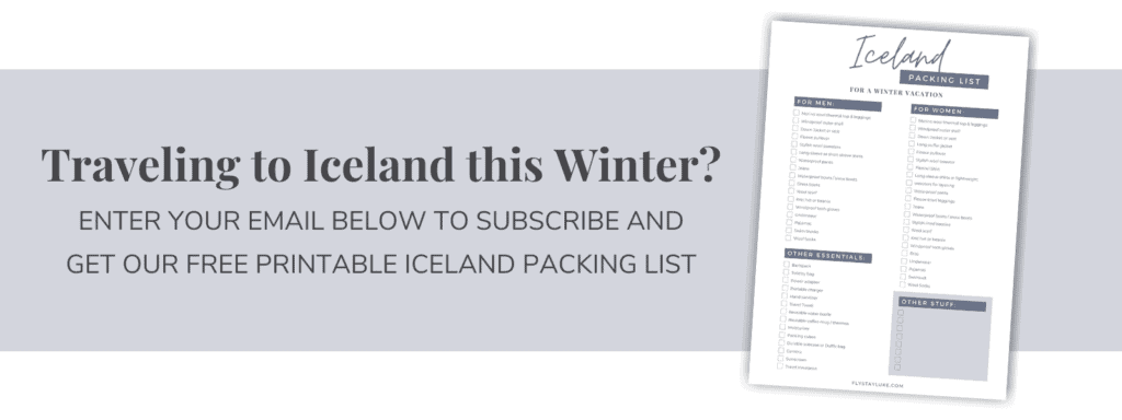 What to wear in iceland in winter packing list