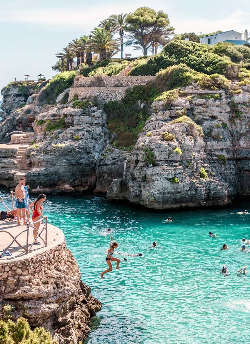 Beautiful coast landscape on Mallorca island, Spain Mediterranean